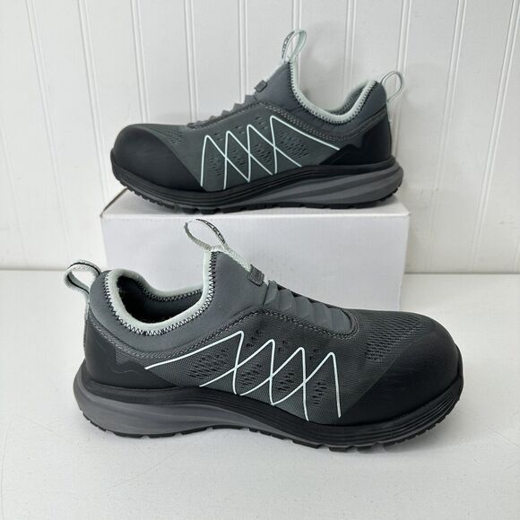 Keen Vista Energy Shift Carbon Toe Work Shoe Grey/Blue Women's Size 7W - Picture 2 of 12